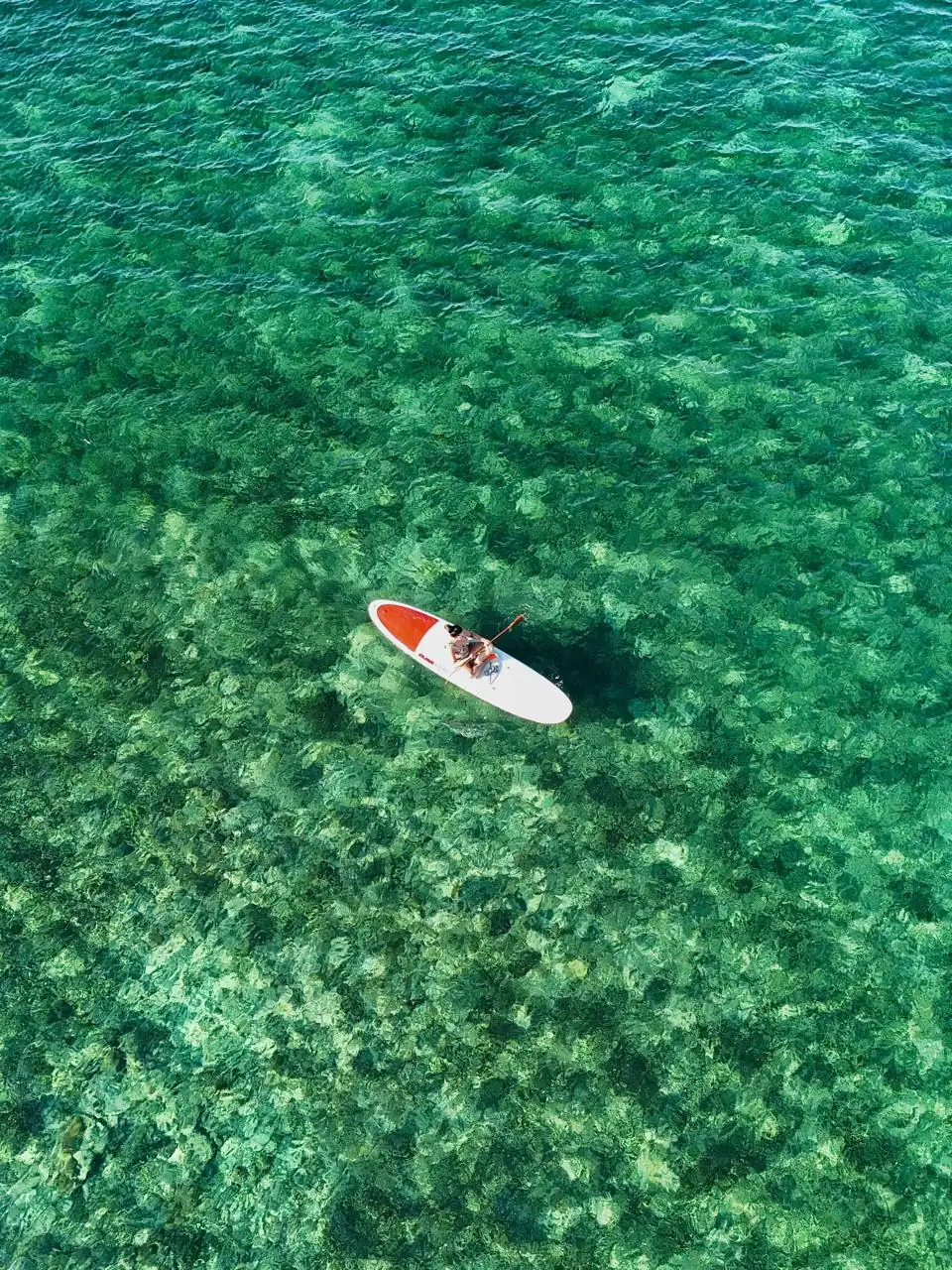 Vista aérea en kayak